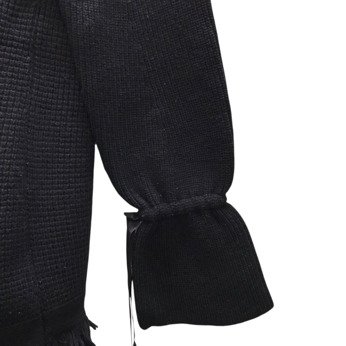 sacai(サカイ) フリンジニット 17-03315 ブラック サイズ 1｜【公式