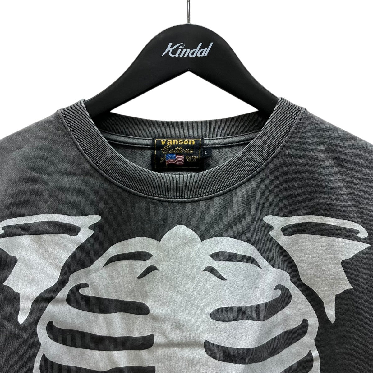 VANSON 25SS ボーンTシャツ 古着・中古-3枚目のアイテム画像