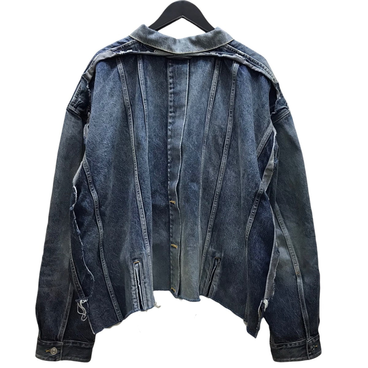 BALENCIAGA Deconstructed Panelled Denim Jacket デニムジャケット 古着・中古-4枚目のアイテム画像