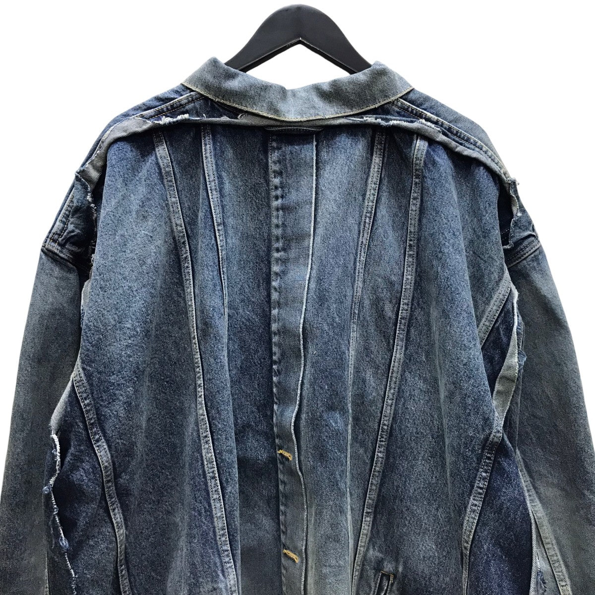BALENCIAGA Deconstructed Panelled Denim Jacket デニムジャケット 古着・中古-5枚目のアイテム画像
