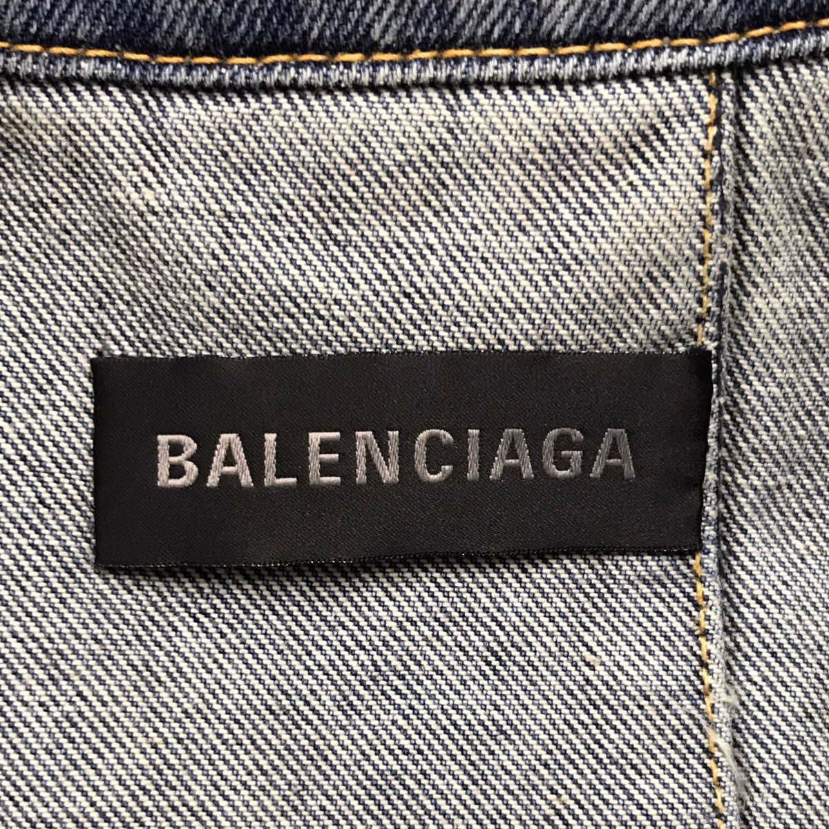 BALENCIAGA Deconstructed Panelled Denim Jacket デニムジャケット 古着・中古-7枚目のアイテム画像