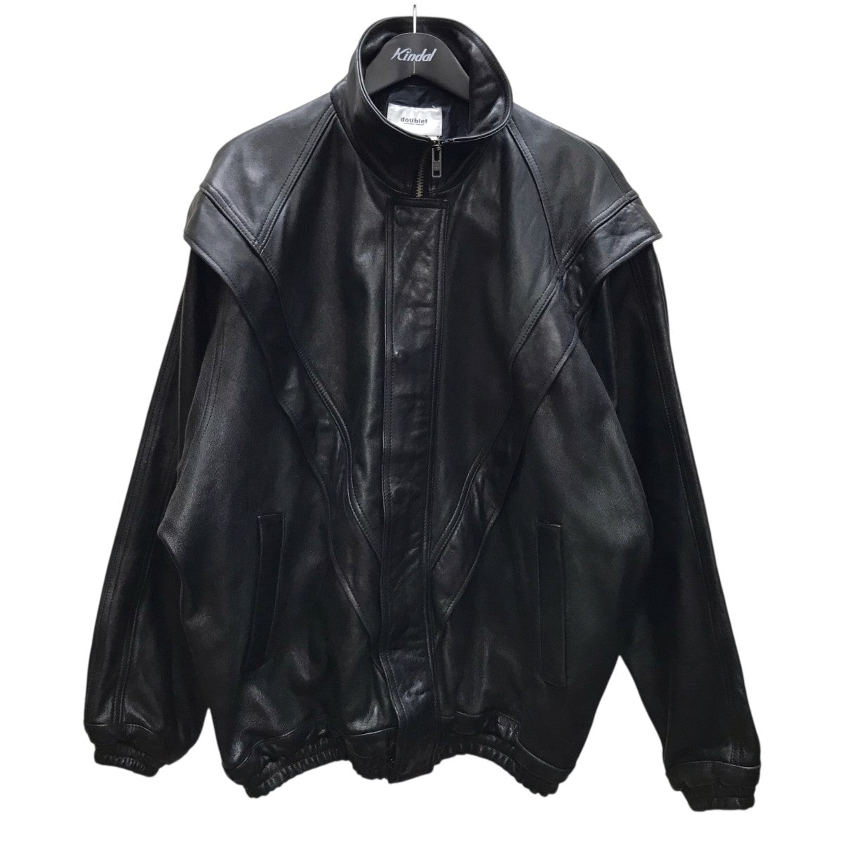 ジャケット・アウター Doublet 24AW Leather Track Jacket S doublet(ダブレット) 24AW LEATHER TRACK JACKET レザートラック