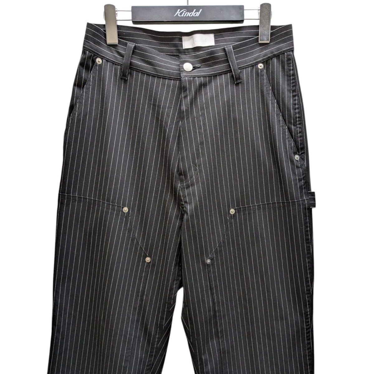 ストライプダブルニーペインターパンツ