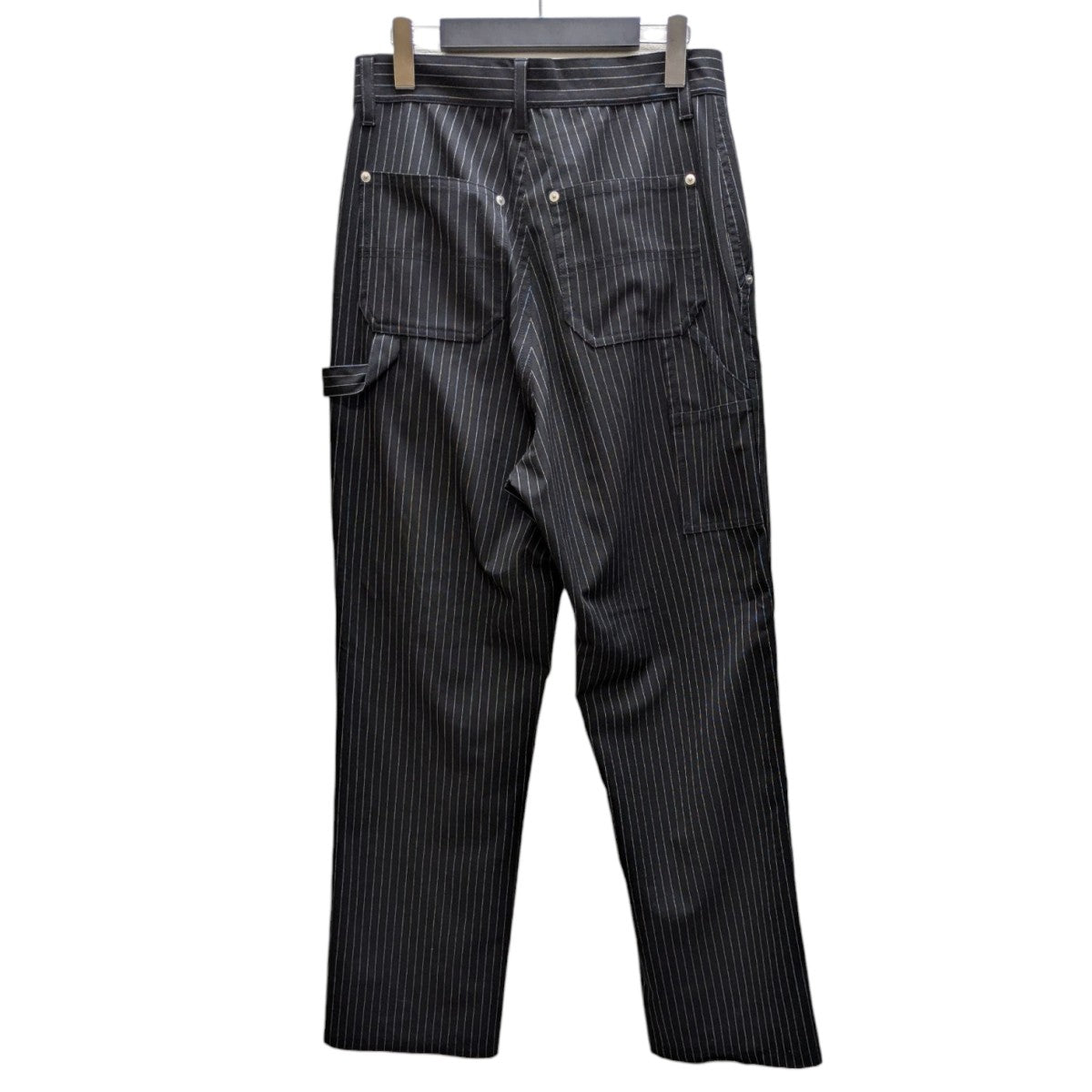 ストライプダブルニーペインターパンツ