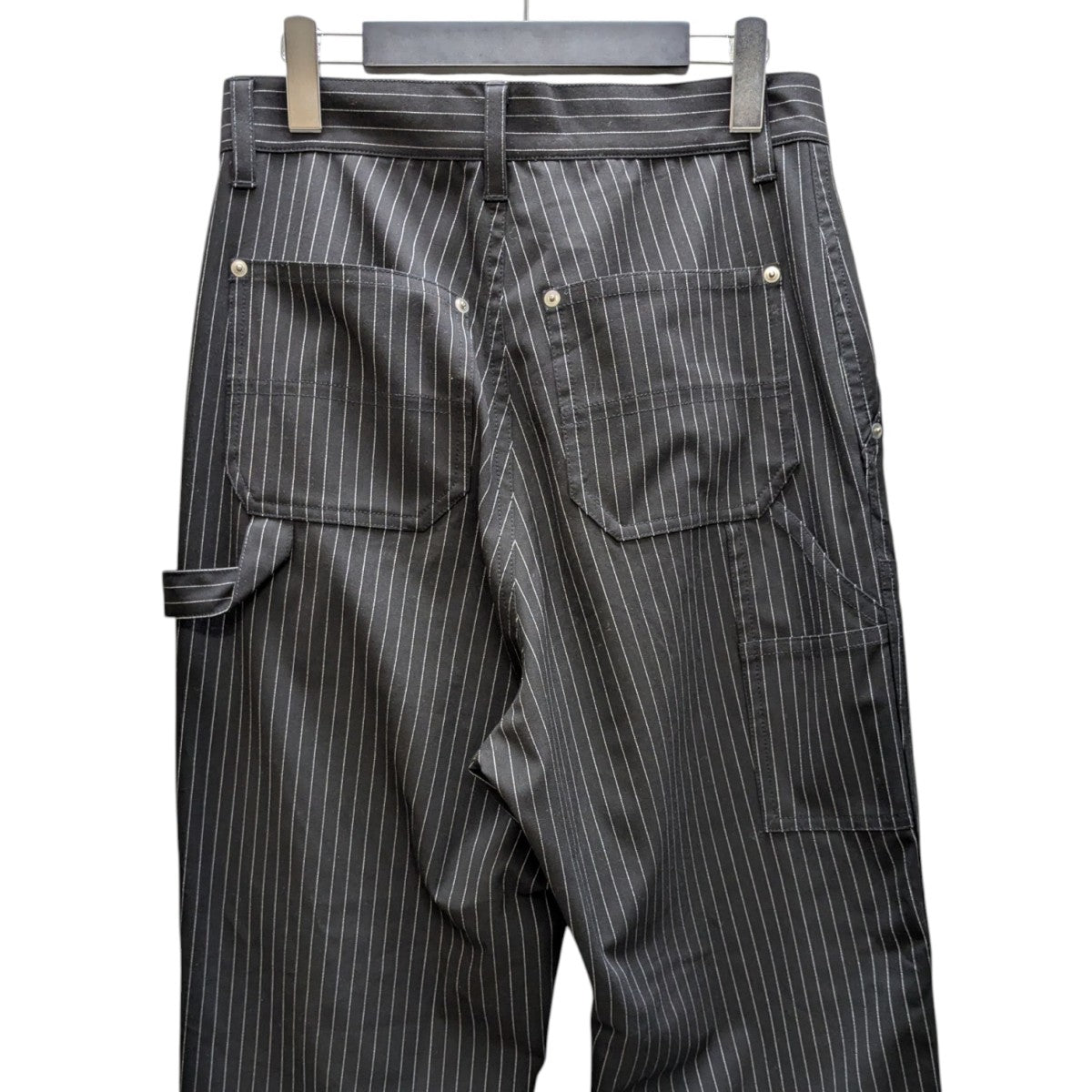 ストライプダブルニーペインターパンツ