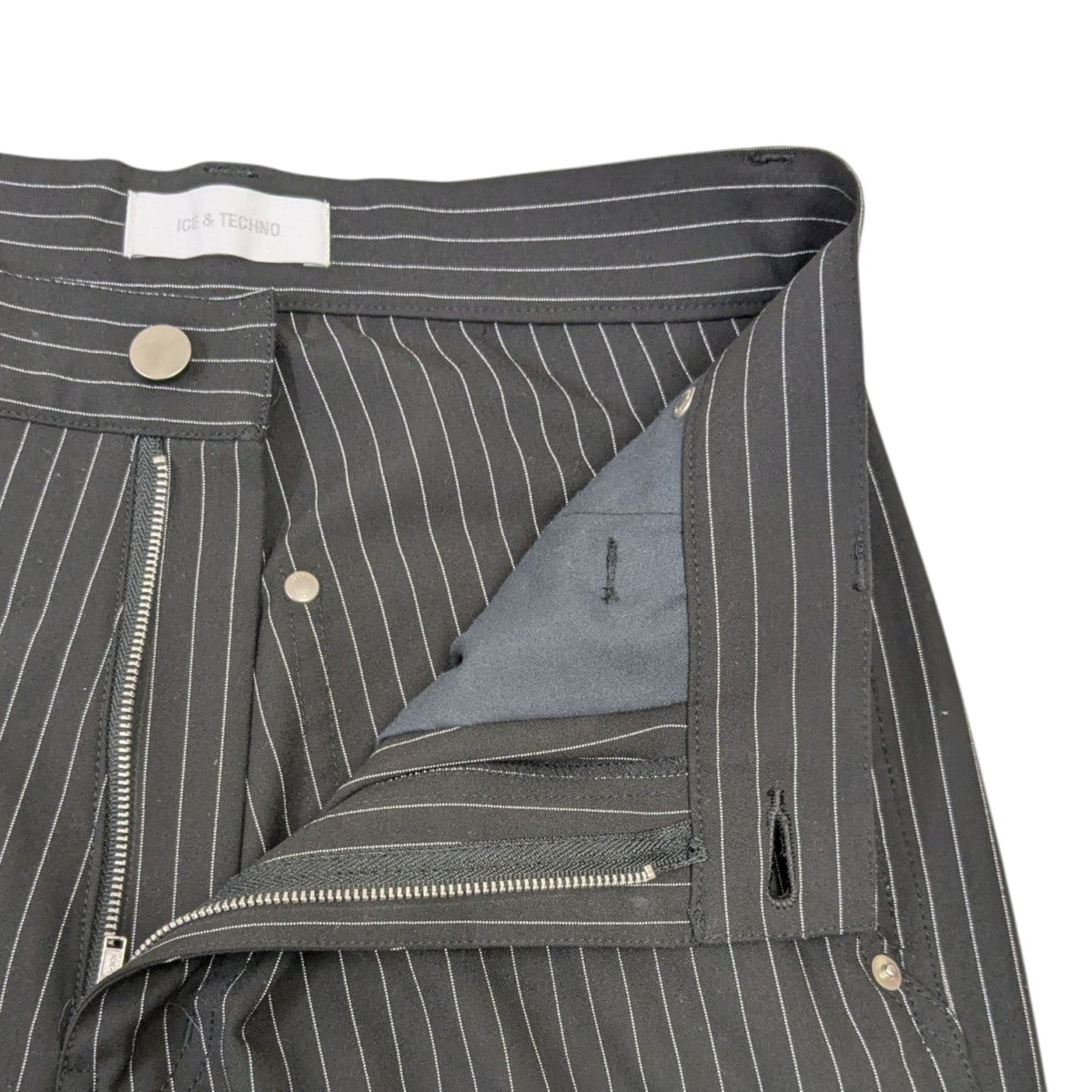 ストライプダブルニーペインターパンツ