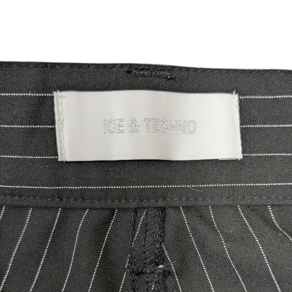 ストライプダブルニーペインターパンツ