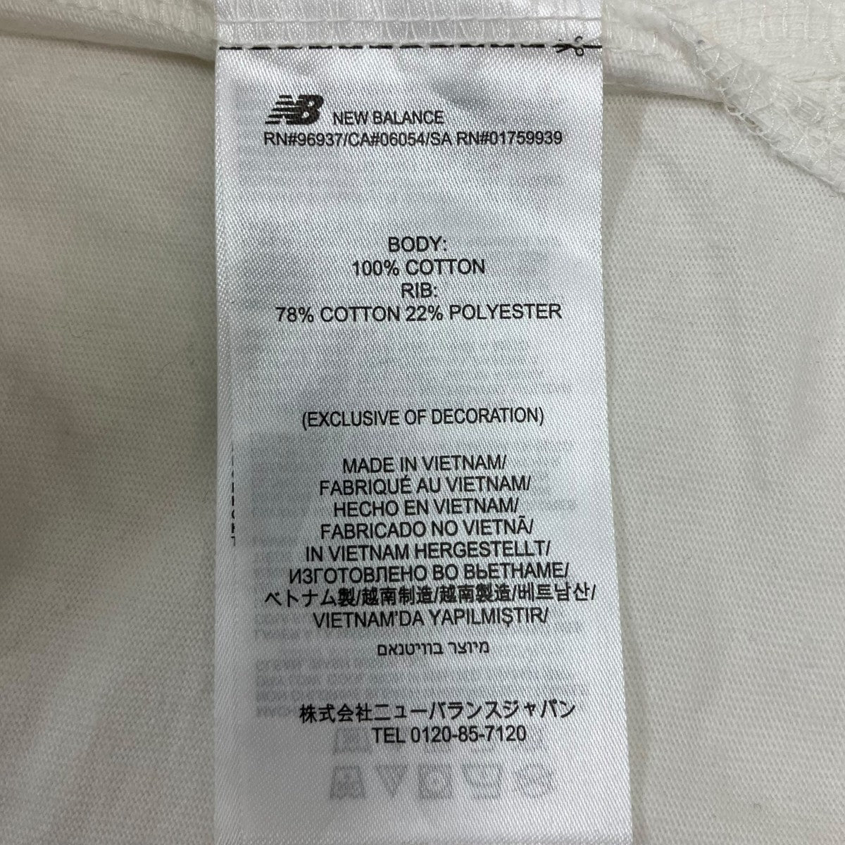 NEW BALANCE 大谷翔平 ヘビーウェイトコットンショートスリーブTシャツ 古着・中古-6枚目のアイテム画像