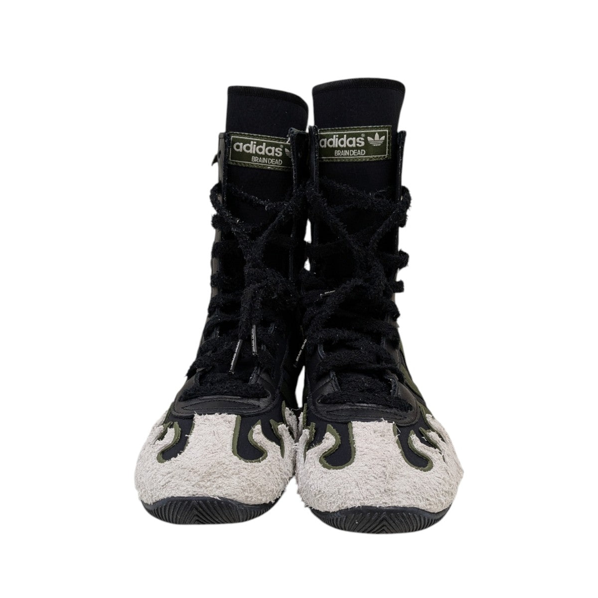 Japan Hi Core Black Crystal White Gold Metallic ハイカットスニーカー