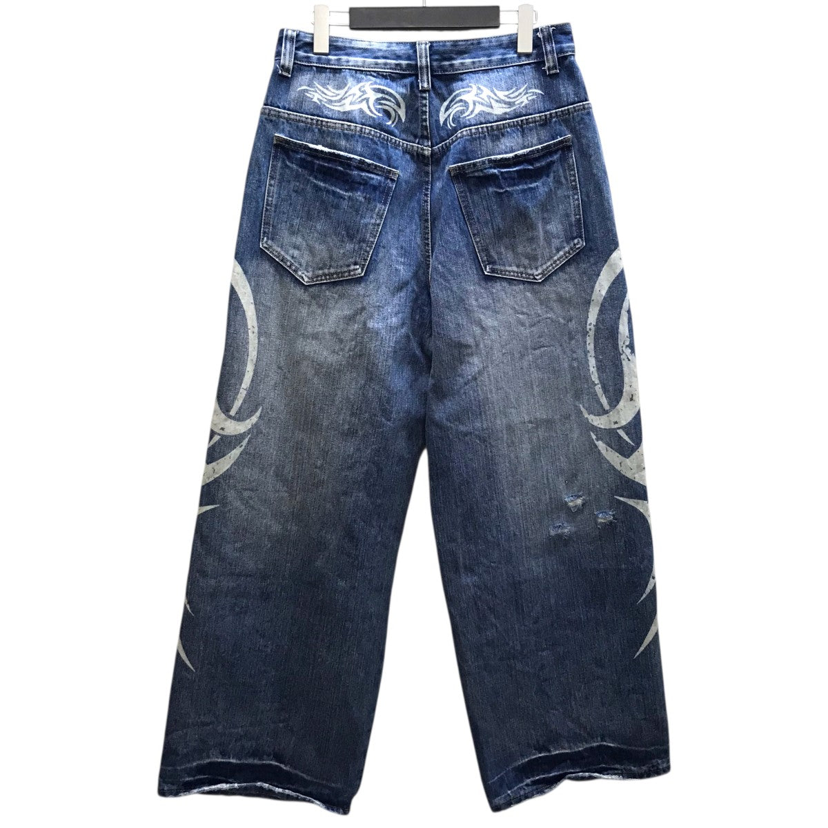 JADED LONDON(ジェイデッドロンドン) Mid Blue Drift Flared Jeans