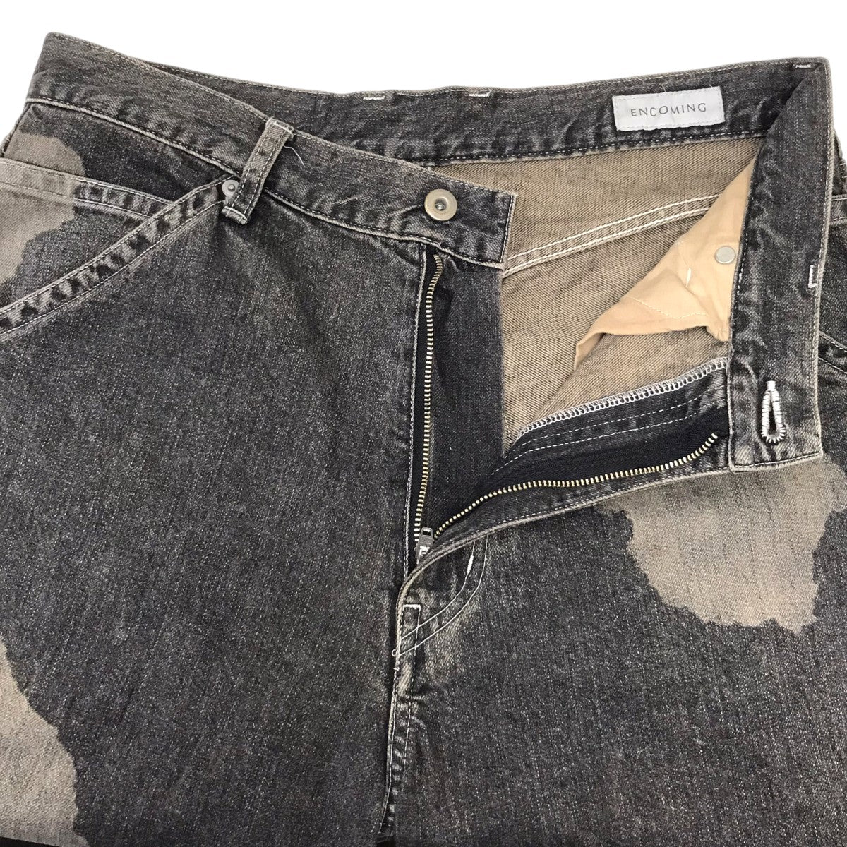 【SPOTTED DENIM TROUSER】ダメージ加工デニムパンツAW24-SPDTR