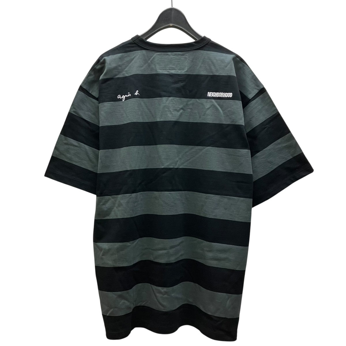 NEIGHBORHOOD×agnes b ボーダーTシャツ 古着・中古-2枚目のアイテム画像