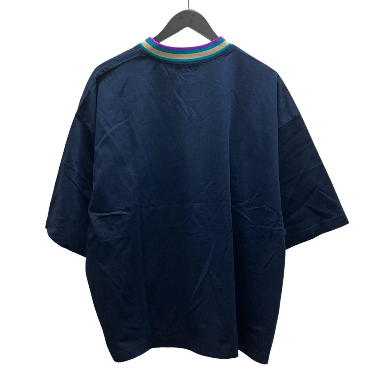 オーバーラップリブTシャツ