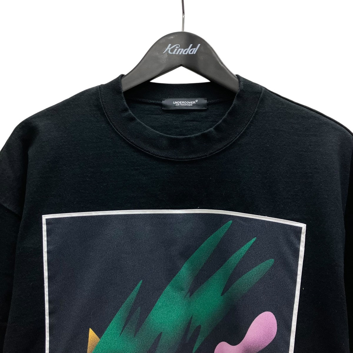 パッチプリントヘビー天竺ドルマンTEE