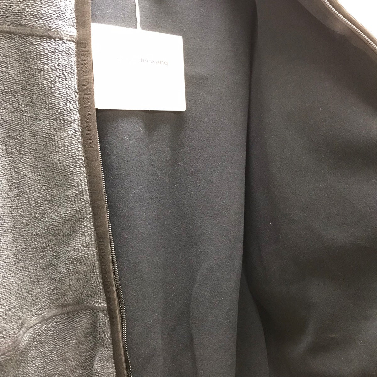 ALEXANDER WANG オーバーサイズジップパーカー 古着・中古-4枚目のアイテム画像