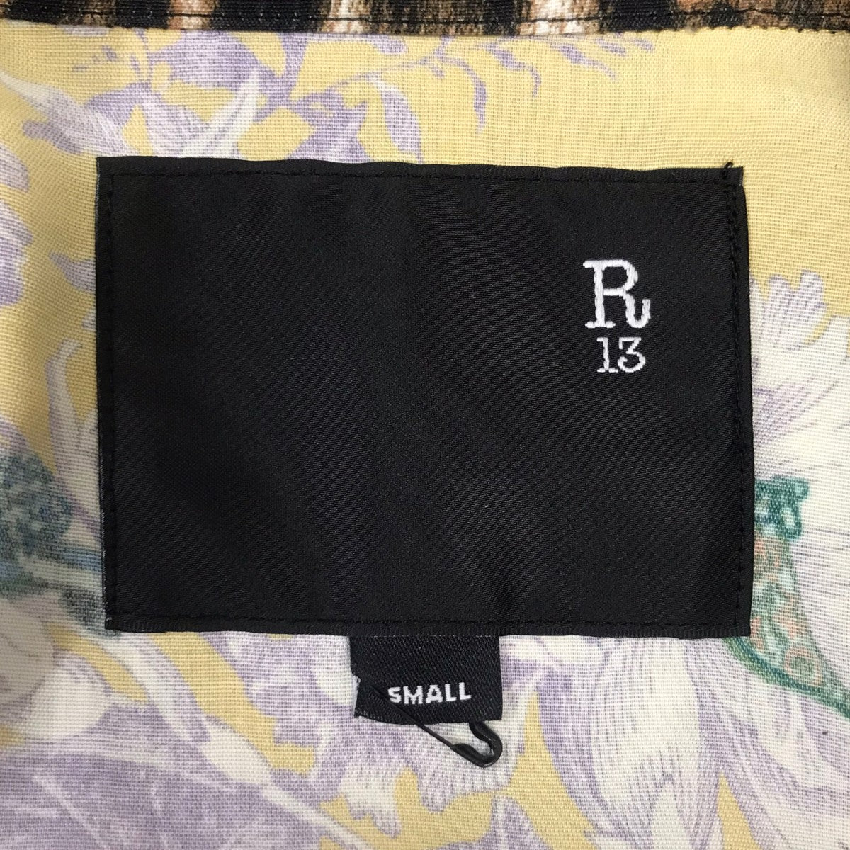 R13 花柄切替シャツ 古着・中古-6枚目のアイテム画像