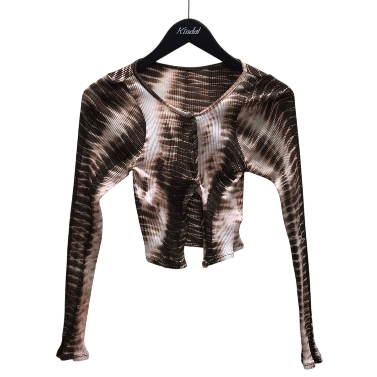 BACCA(バッカ) 24SS タイダイコットン ショートカーディガン ショート