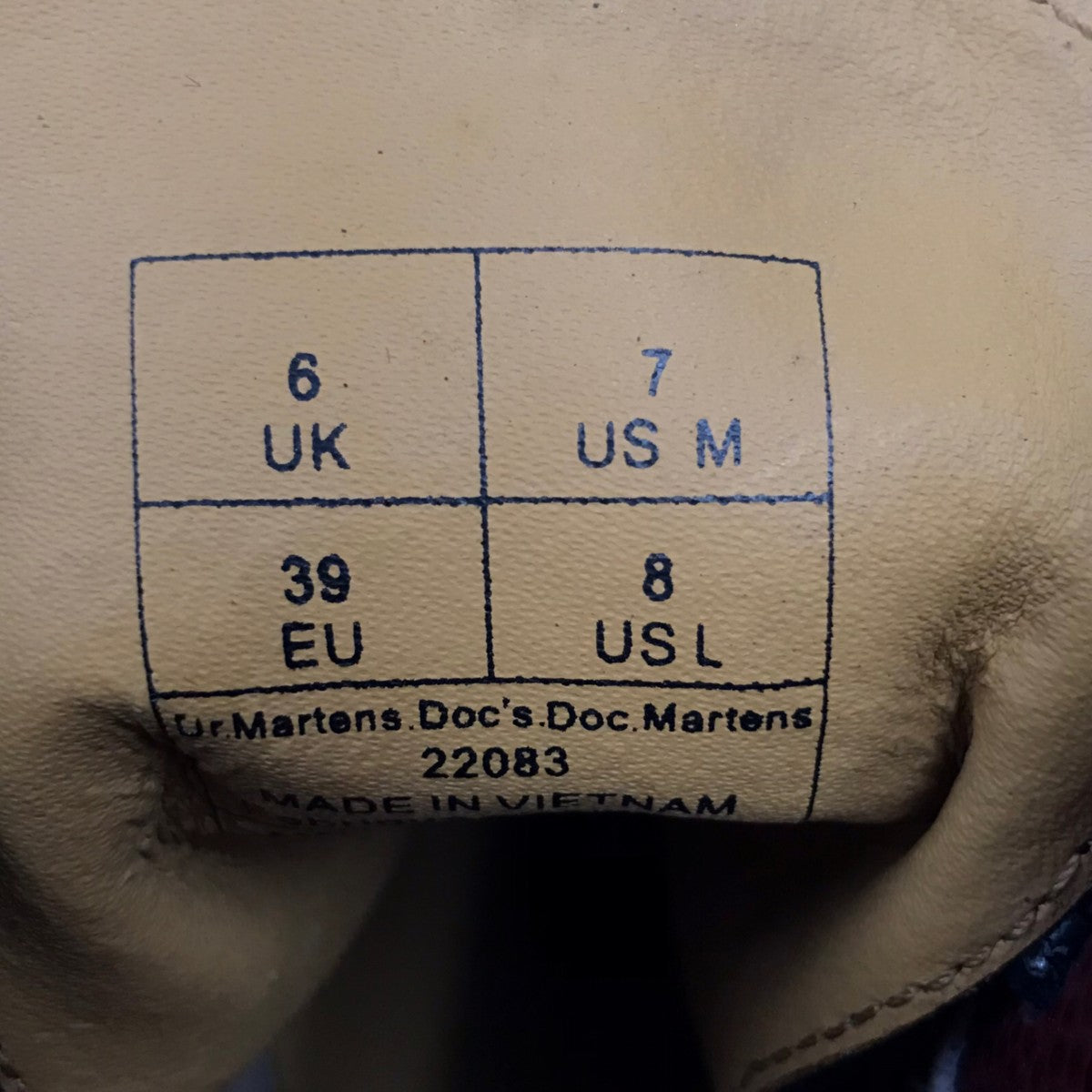 Dr．Martens×stussy ハイカットブーツ 古着・中古-7枚目のアイテム画像