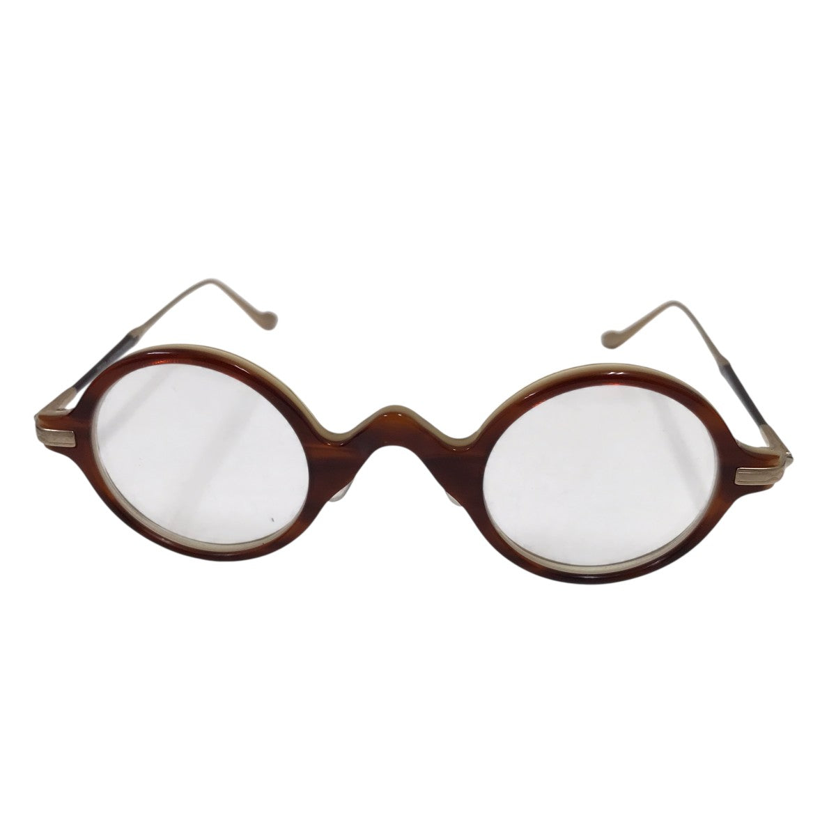 matsuda×morgenthal frederics ケースThe Lifesaver眼鏡 ブラウン