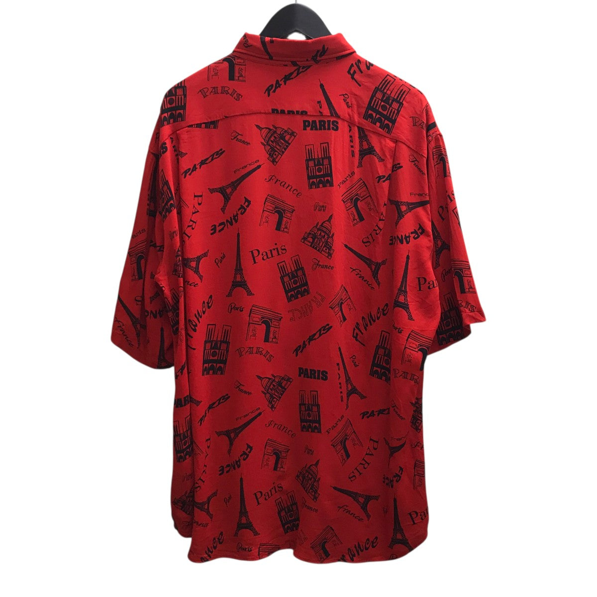 BALENCIAGA 総柄半袖シャツ 古着・中古-3枚目のアイテム画像