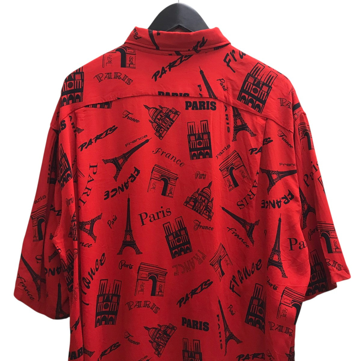 BALENCIAGA 総柄半袖シャツ 古着・中古-4枚目のアイテム画像