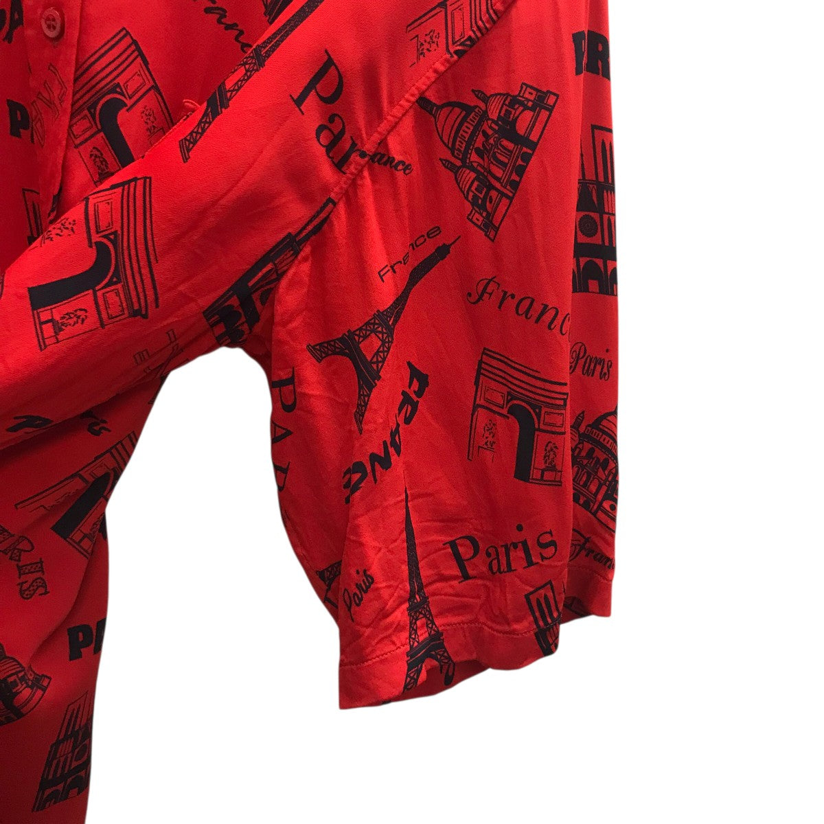 BALENCIAGA 総柄半袖シャツ 古着・中古-5枚目のアイテム画像