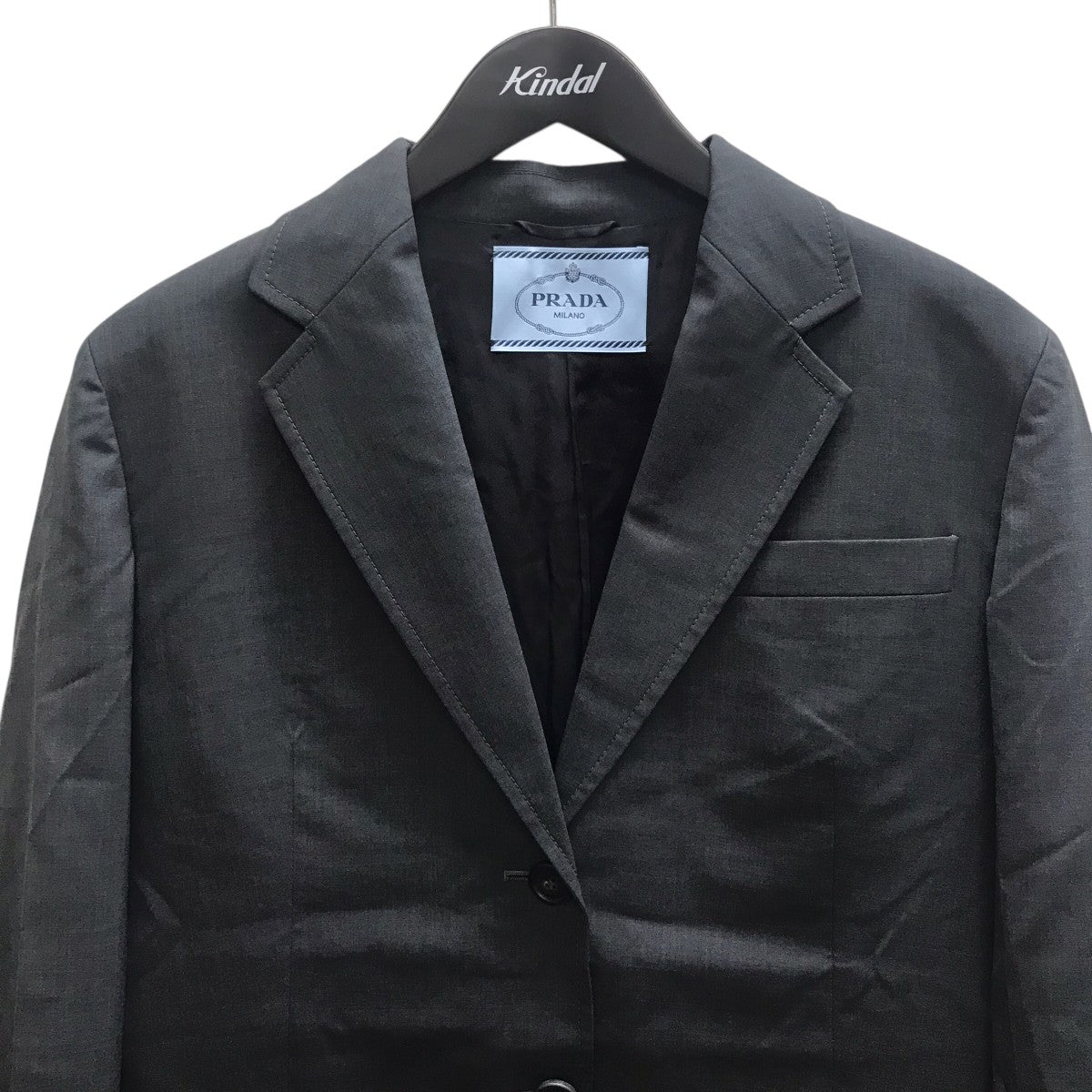 PRADA(プラダ) テーラードジャケット P503IH S201 グレー サイズ 38