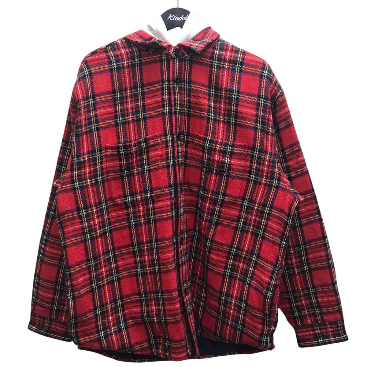 23AWTartan Flannel Hooded shirtフーデットフランネルシャツ