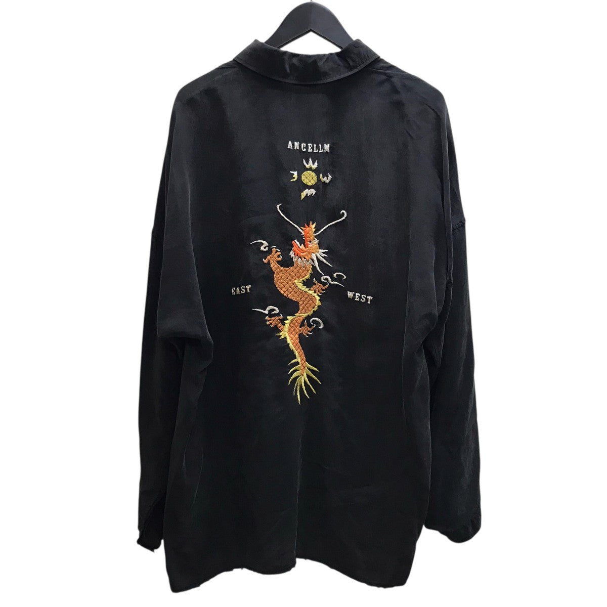 ANCELLM(アンセルム) AGING EMBROIDERY SHIRT エンブロイダリーシャツ
