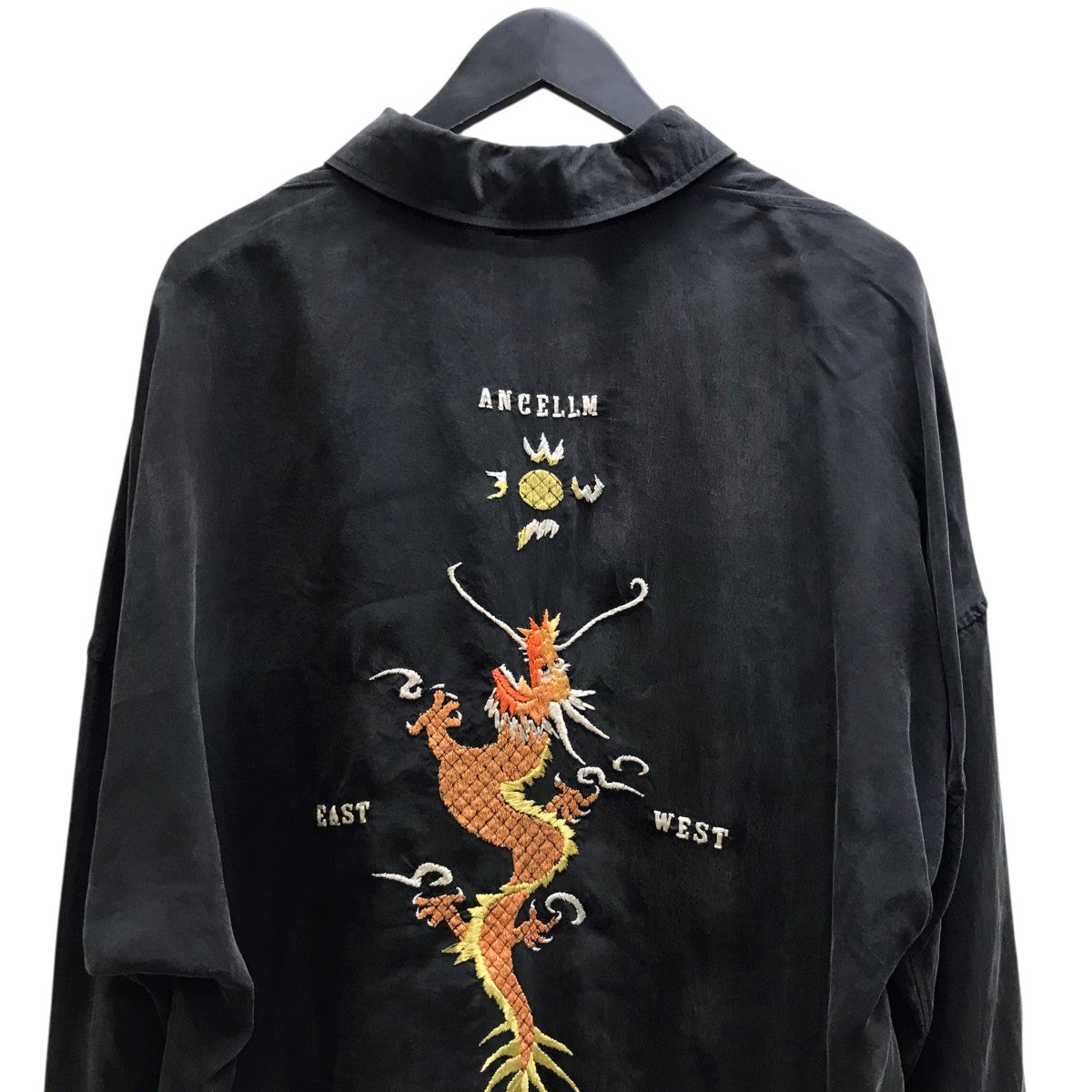 ANCELLM(アンセルム) AGING EMBROIDERY SHIRT エンブロイダリーシャツ