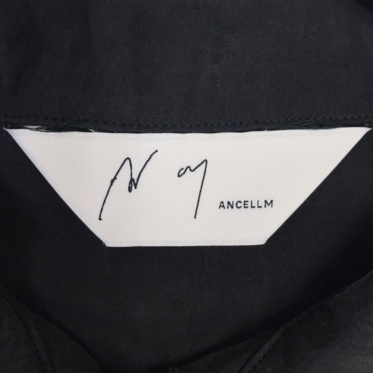 ANCELLM(アンセルム) AGING EMBROIDERY SHIRT エンブロイダリーシャツ