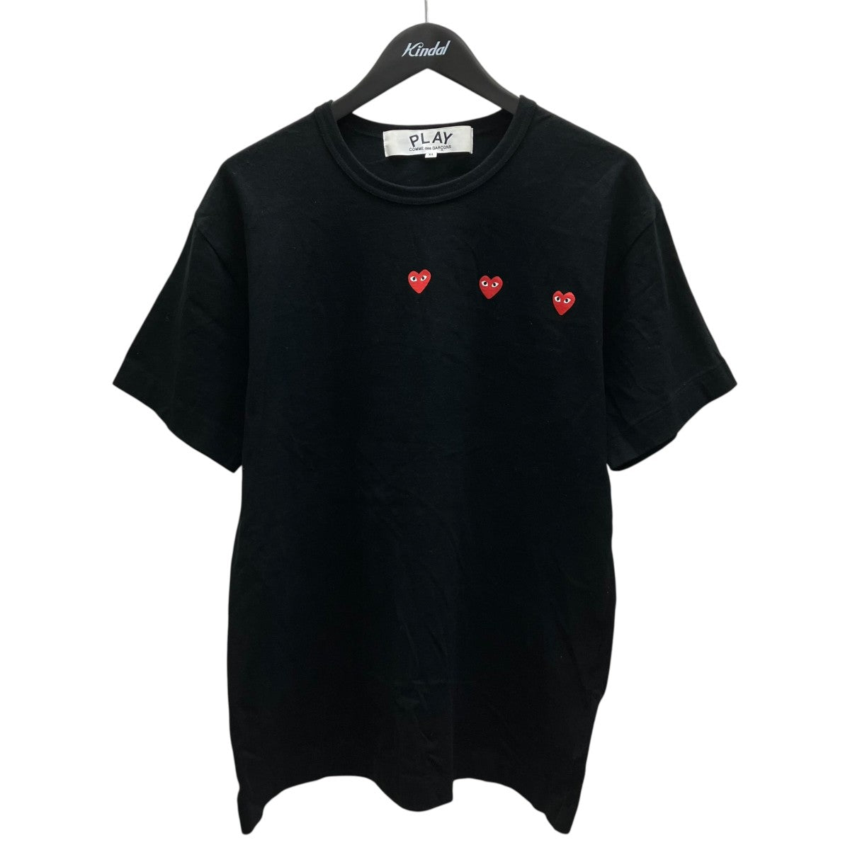 ハート3つプリントTシャツ