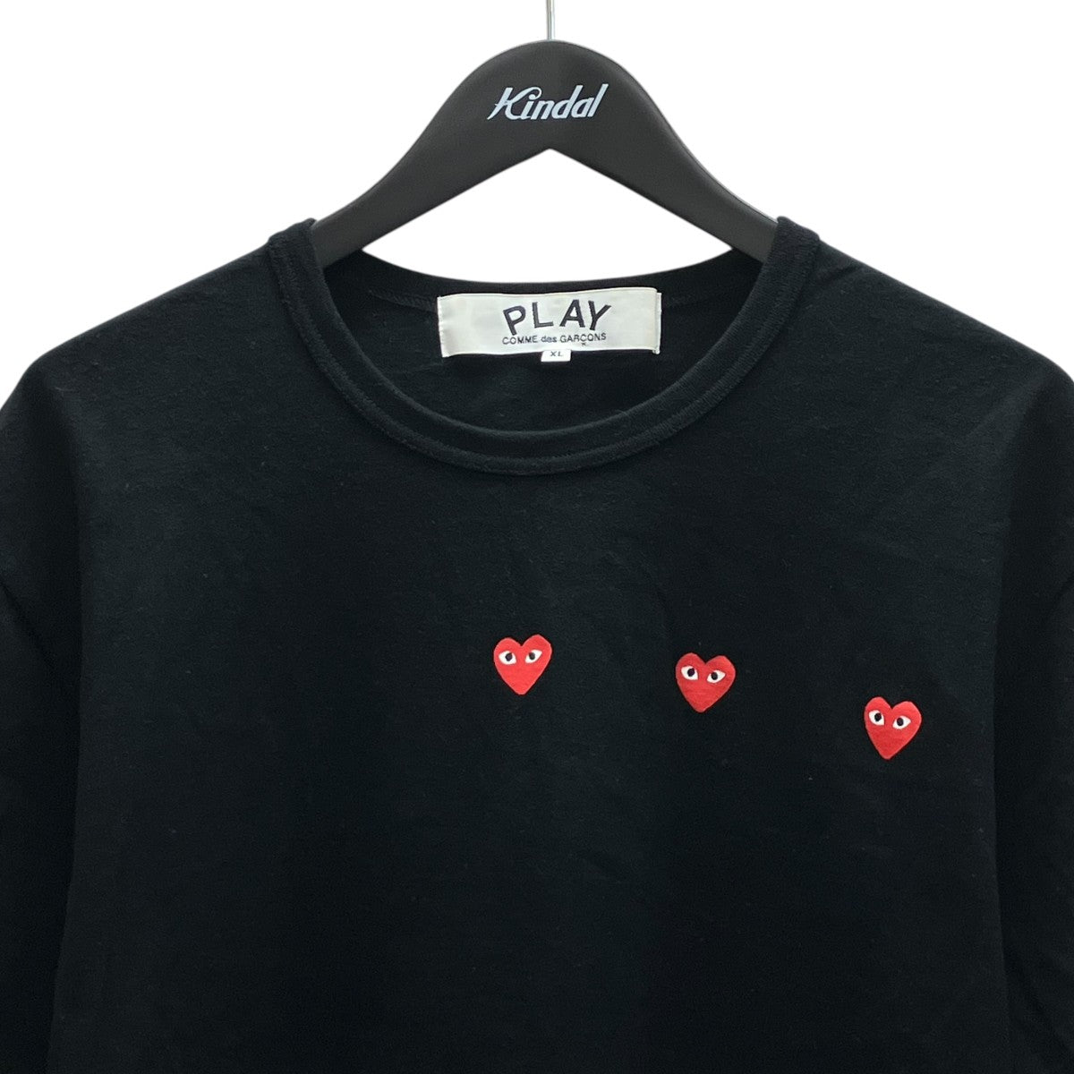 ハート3つプリントTシャツ