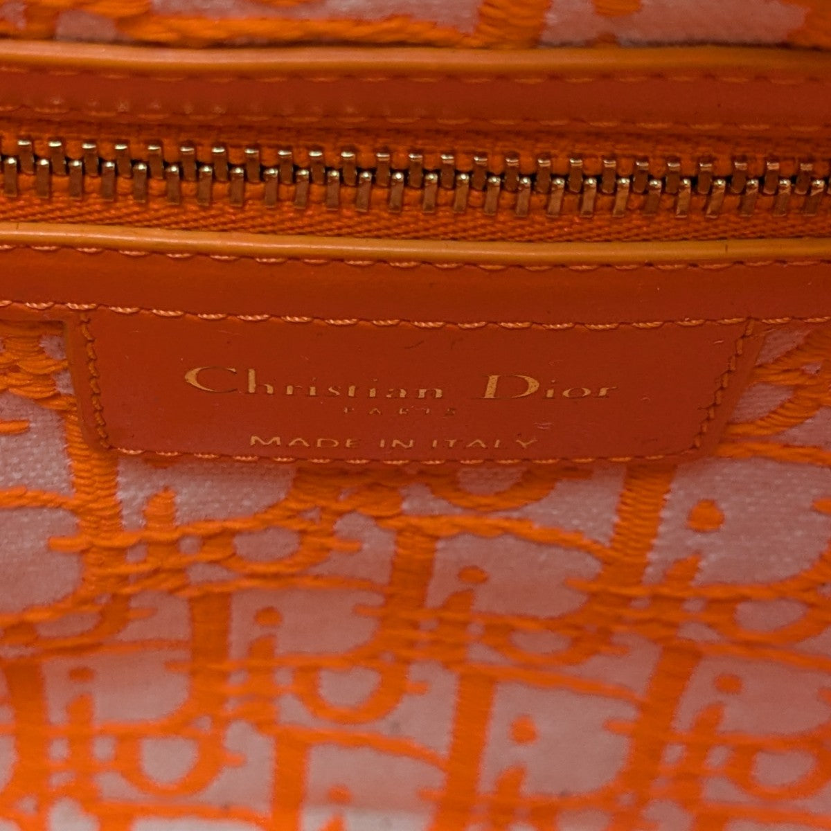 Christian Dior(クリスチャンディオール) カゴ ストロー キャンバス