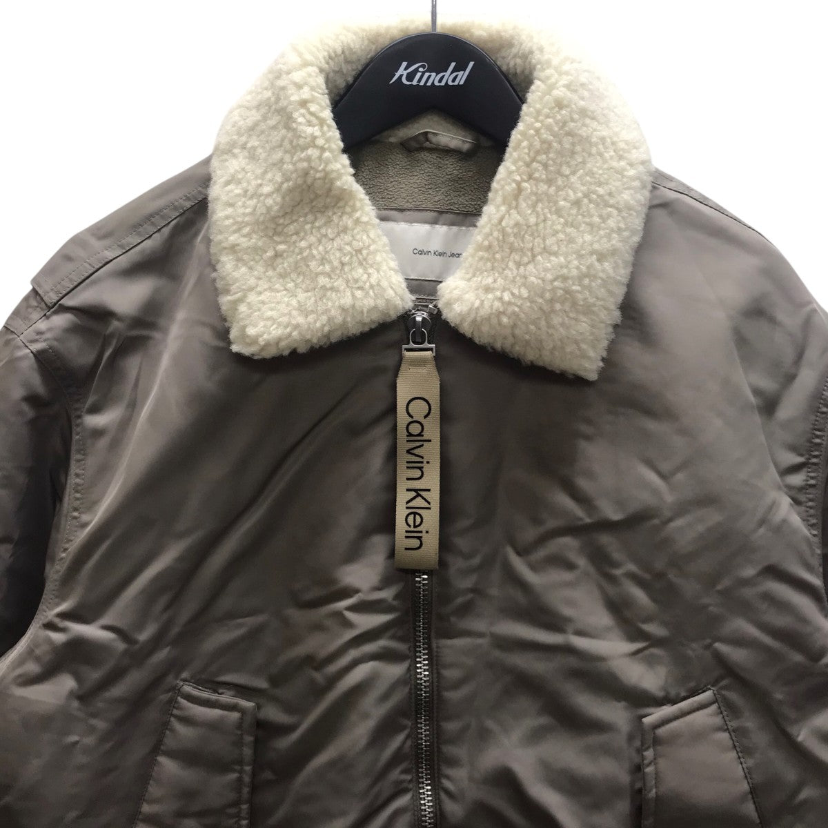 ボアジップブルゾン