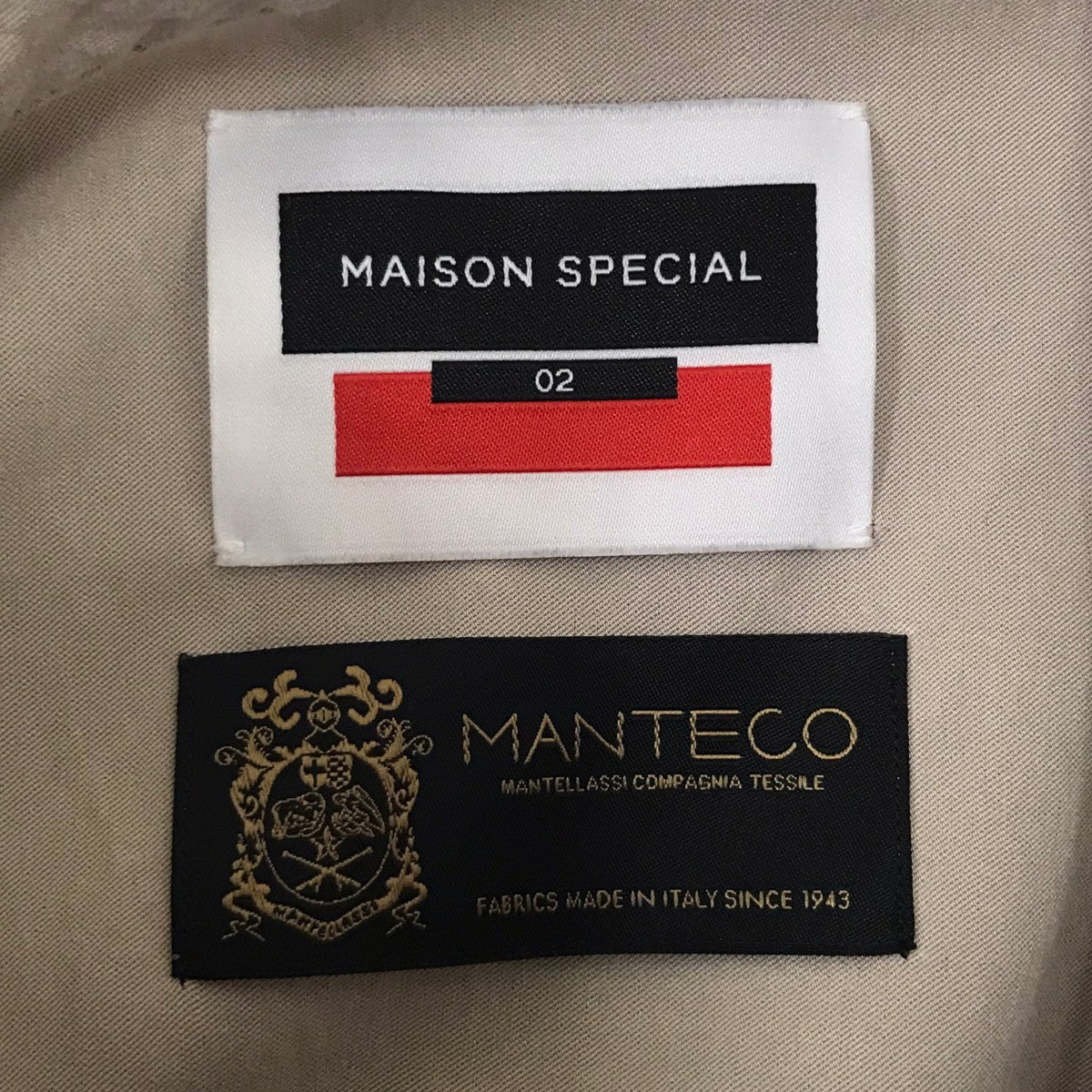 マンテコ オーバーバンドカラーシャツ