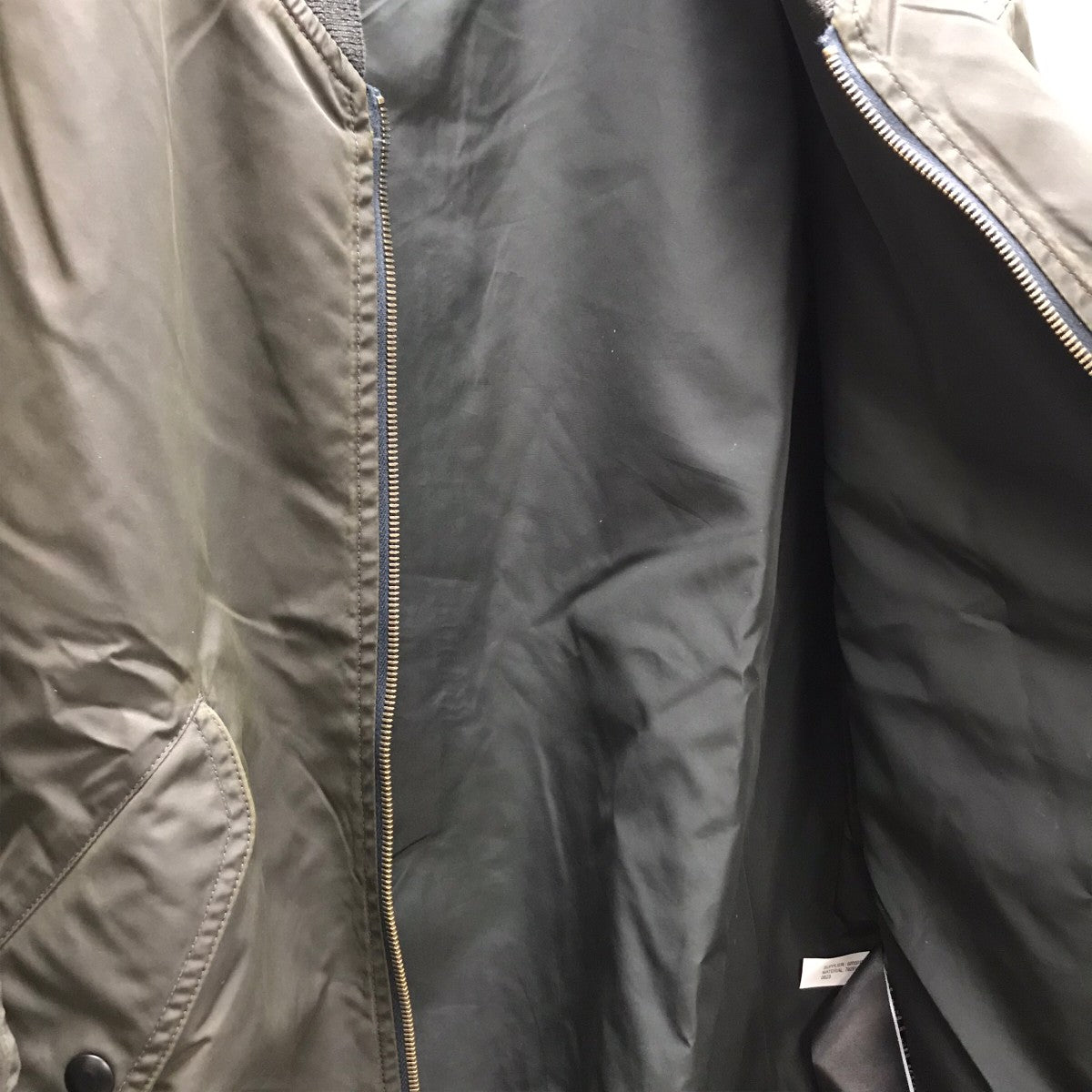 RRL(ダブルアールエル) MA-1ジャケット 782919895001 オリーブ サイズ