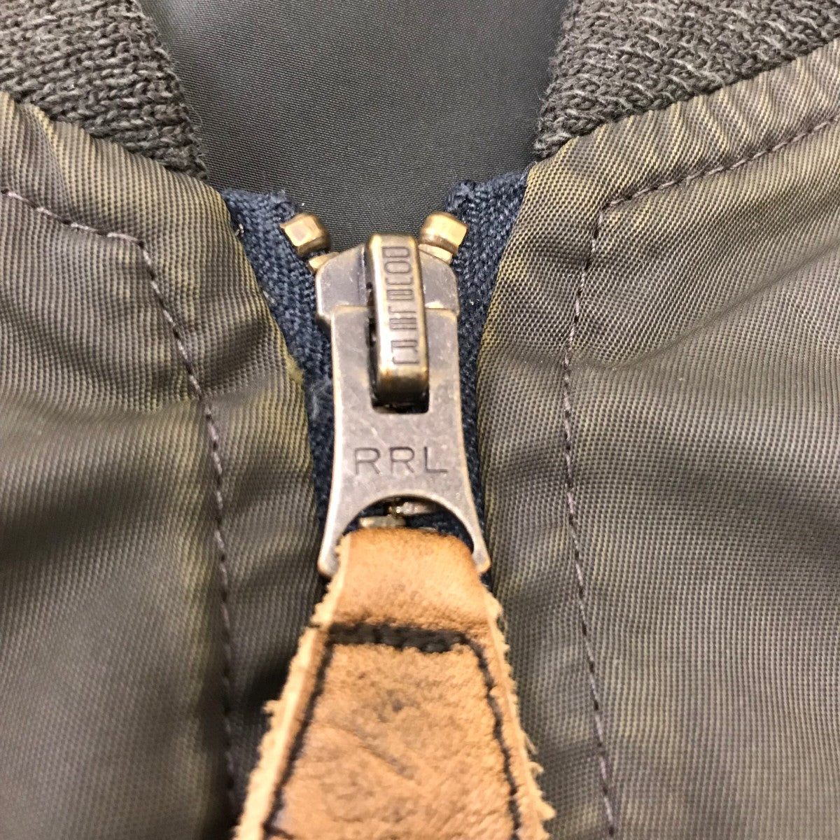 RRL(ダブルアールエル) MA-1ジャケット 782919895001 オリーブ サイズ