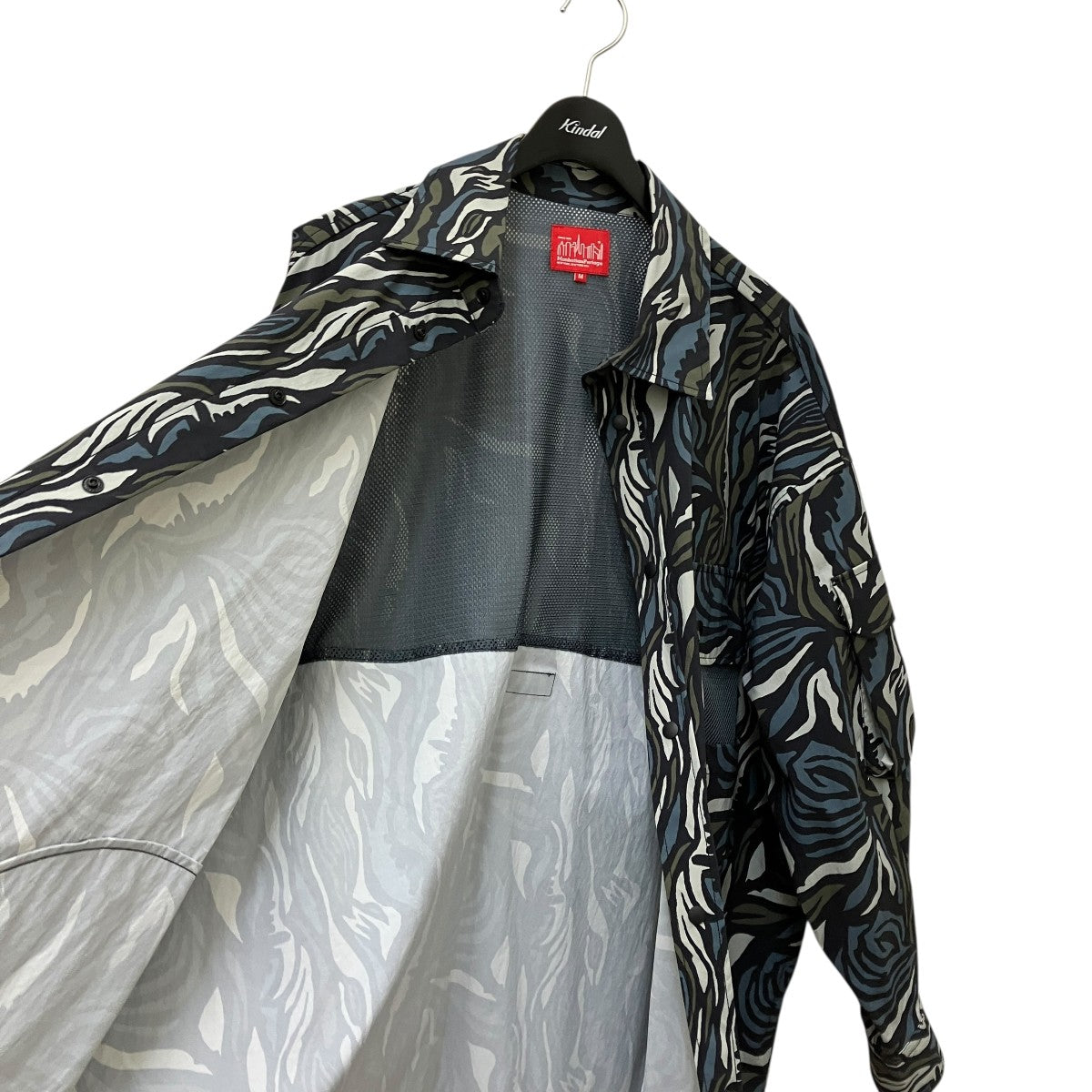 Manhattan Portage オーバーサイズナイロンジャケット23SS-MP-M513 古着・中古-4枚目のアイテム画像