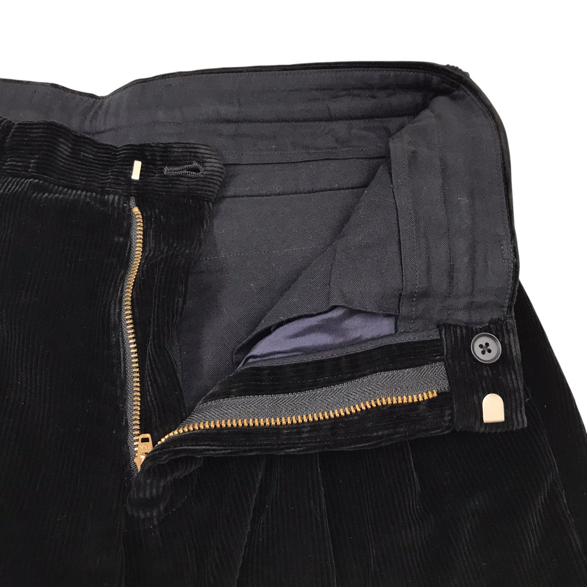 ワイドテーパードコーデュロイパンツ