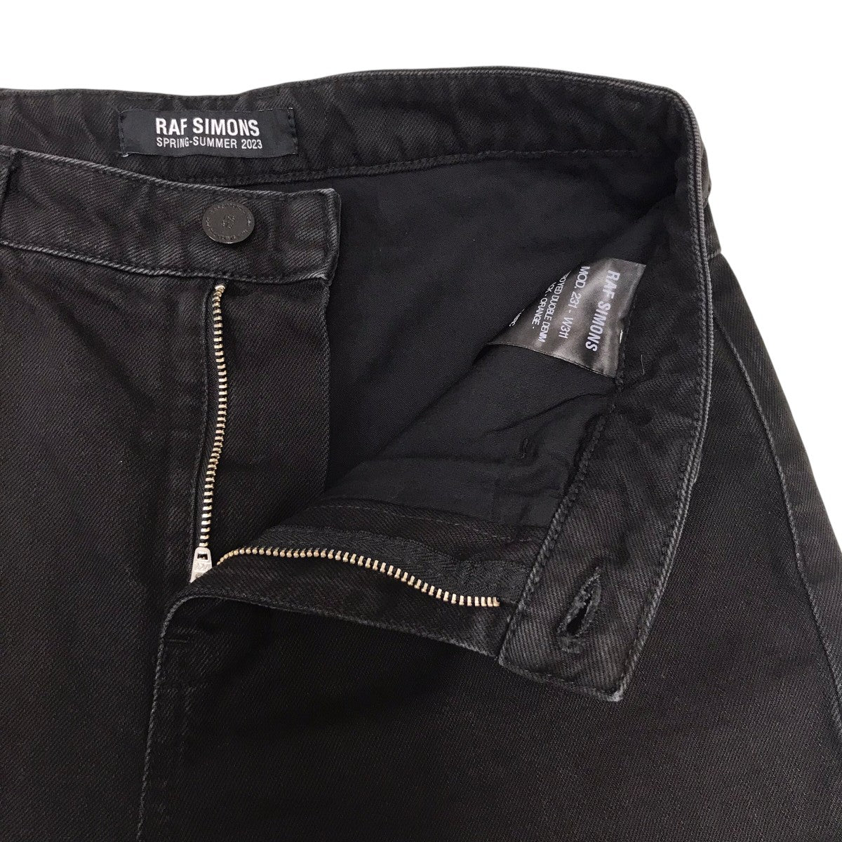 RAF SIMONS(ラフシモンズ) 【DESTROYED DUOBLE DENM】 ダメージ加工