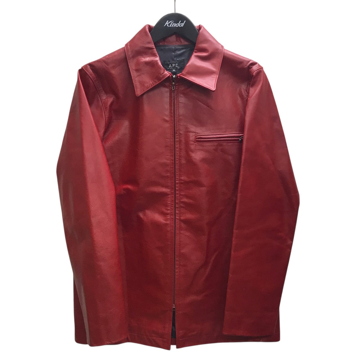A．P．C．(アーペーセー) レザージャケット レッド サイズ M｜【公式