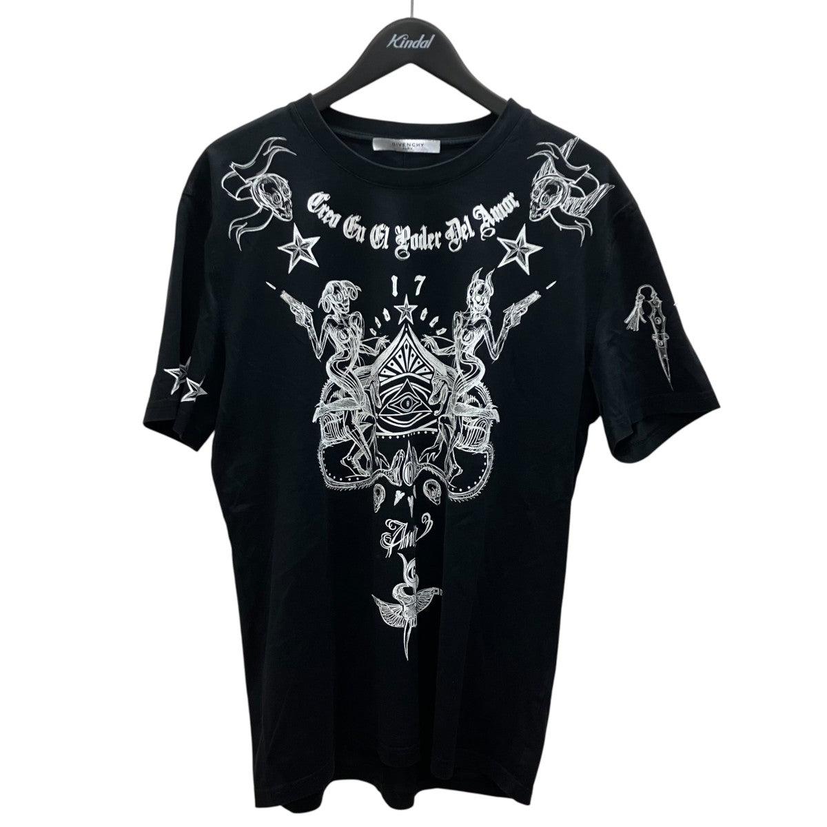 タトゥープリントTシャツ