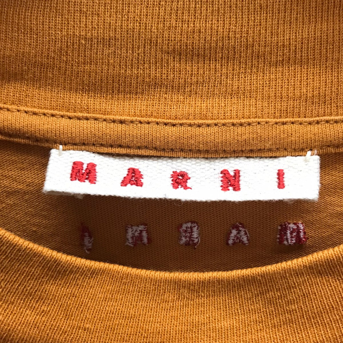 MARNI バック襟ロゴTシャツ 古着・中古-5枚目のアイテム画像