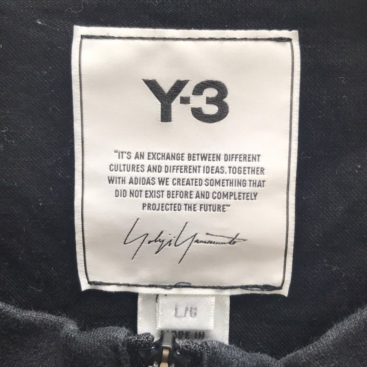 Y-3 フロントジップTシャツ 古着・中古-4枚目のアイテム画像