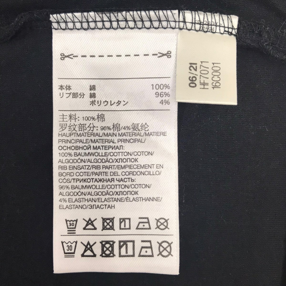 Y-3 ロングスリーブカットソー 古着・中古-5枚目のアイテム画像