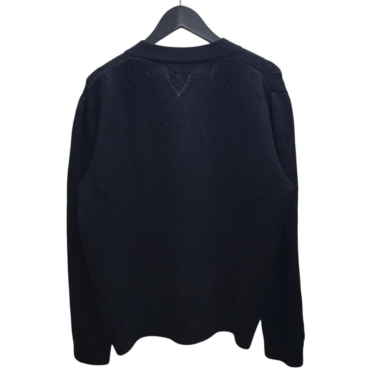 ERNEST W．BAKER(アーネスト ダブル ベイカー) HEARTS KNIT CARDIGAN