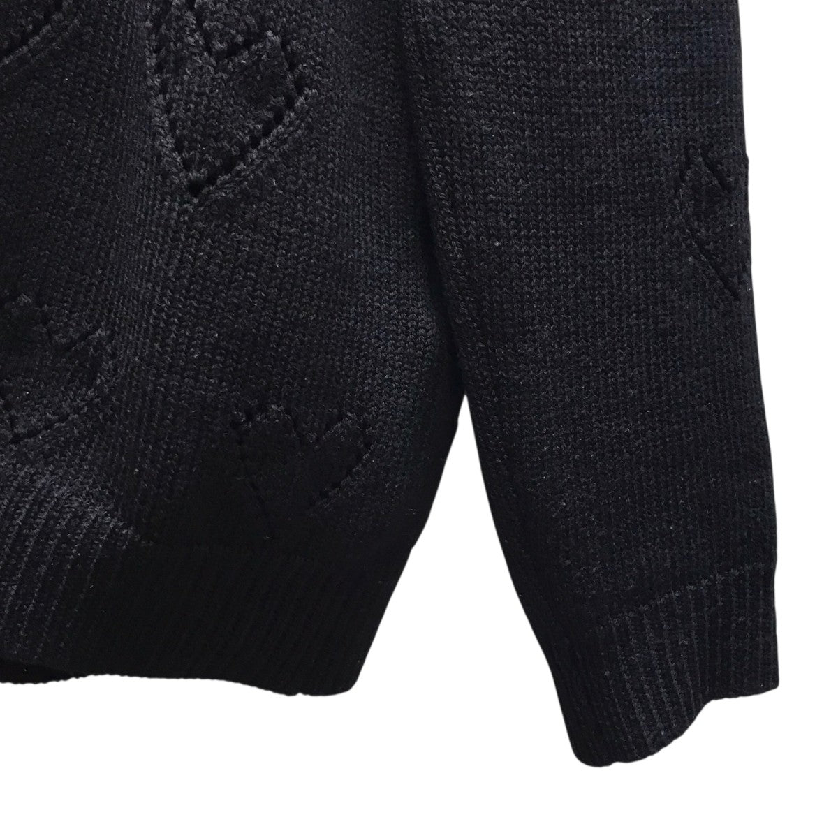 ERNEST W．BAKER(アーネスト ダブル ベイカー) HEARTS KNIT CARDIGAN