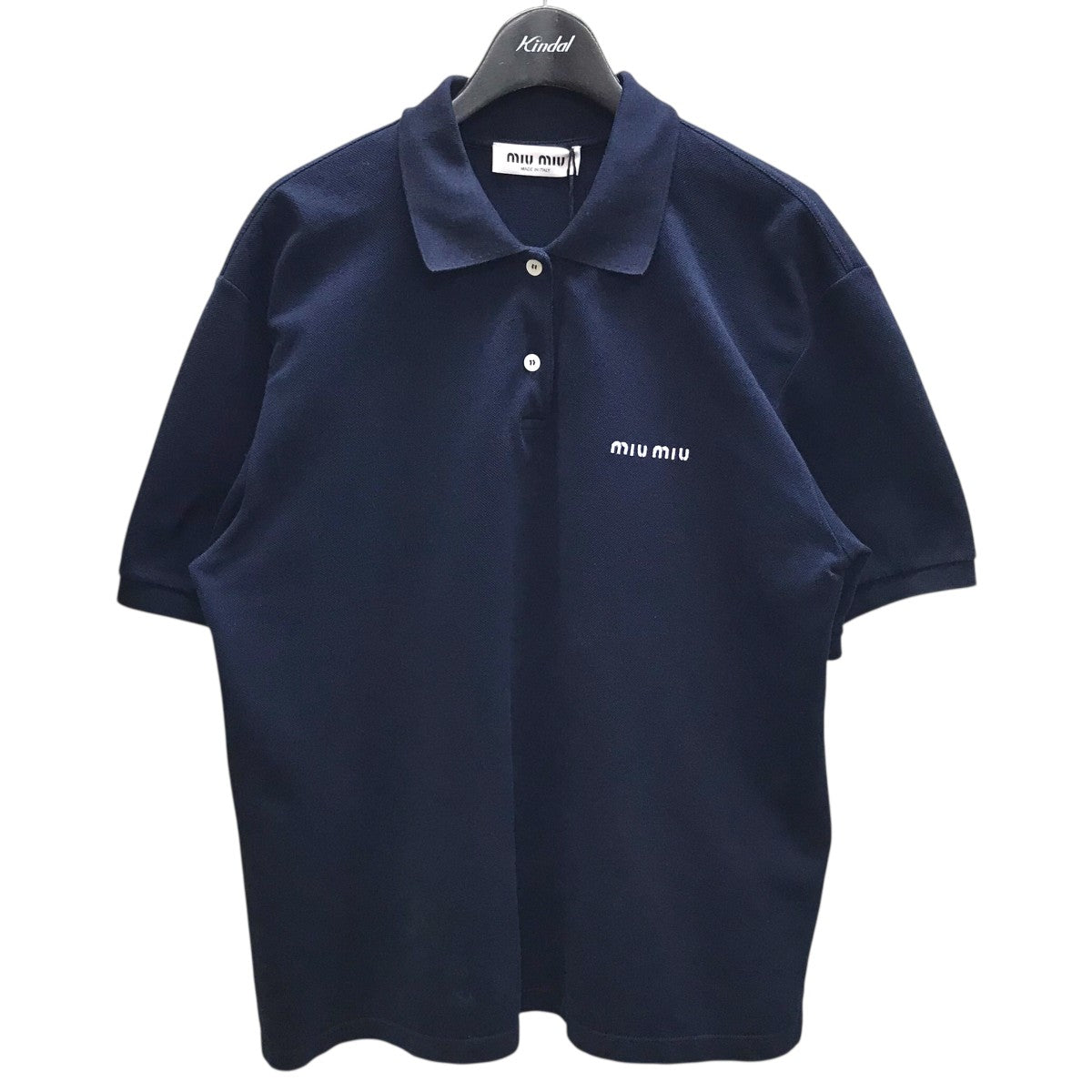 miu miu st ネイビー ポロシャツ 半袖 miu miu st ネイビー ポロシャツ 半袖 miu miu st ネイビー ポロシャツ