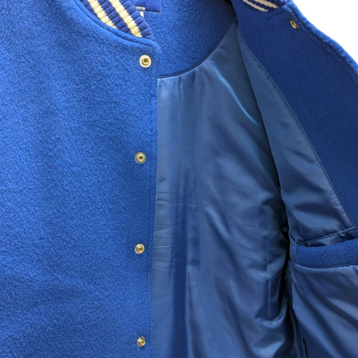 ADER error varsity jacket blue バーシティジャケット 古着・中古-5枚目のアイテム画像
